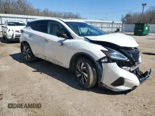 2022 Nissan Murano SL with VIN 5N1AZ2CJ9NC111710, listed as a Copart auction lot 48725715 with 11,992 mi miles and Salvage Title. Bid and sale history available at carsss.com. Image 4.