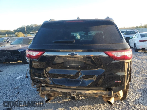 2021 Chevrolet Traverse RS with VIN 1GNERJKW3MJ180696, listed as a Copart auction lot 80042674 with 109,594 mi miles and Salvage Title. Bid and sale history available at carsss.com. Image 6.