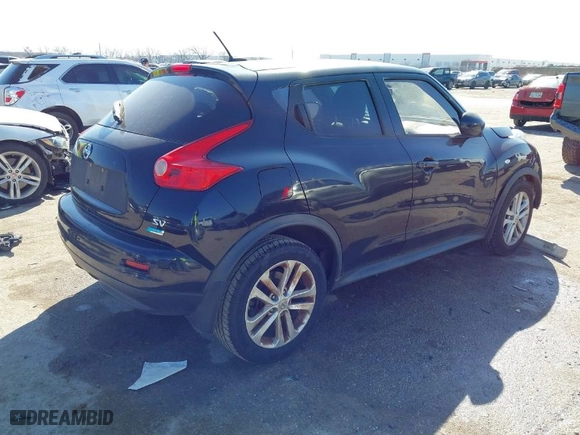 2013 Nissan Juke S with VIN JN8AF5MR9DT226054, listed as a IAAI auction lot 41653284 with 1 mi miles. Bid and sale history available at carsss.com. Image 4.