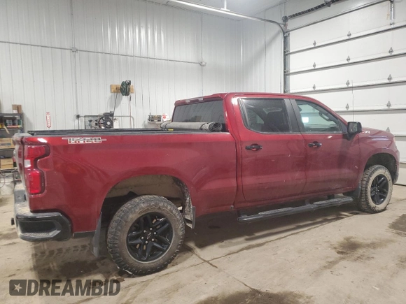 2022 Chevrolet Silverado 1500 LT Trail Boss with VIN 3GCUDFELXNG604797, listed as a Copart auction lot 87466664 with 36,182 mi miles and Salvage Title. Bid and sale history available at DreamBid. Image 3.