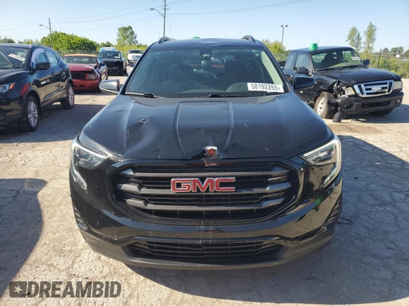 2020 GMC Terrain SLE z VIN 3GKALMEVXLL106300, wystawiony jako Copart lot #58192265 z przebiegiem 77 219 mil mil oraz Szkoda całkowita • Salvage title. Historia ofert i sprzedaży dostępna na DreamBid. Obrazek 5.