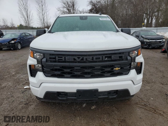 2024 Chevrolet Silverado 1500 Custom with VIN 1GCPDBEK0RZ388333, listed as a Copart auction lot 83615434 with 1,898 mi miles and Non Repairable. Bid and sale history available at DreamBid. Image 5.
