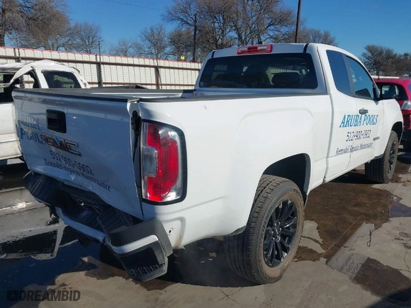 2022 GMC Canyon 2WD Elevation Standard with VIN 1GTH5BENXN1203614, listed as a IAAI auction lot 41403013 with 53,473 mi miles. Bid and sale history available at carsss.com. Image 4.