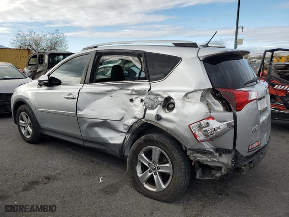 2015 Toyota RAV4 XLE with VIN 2T3RFREV0FW303718, listed as a Copart auction lot 48162115 with 196,425 mi miles and Salvage Title. Bid and sale history available at carsss.com. Image 2.