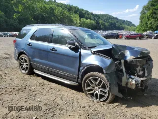 2019 Ford Explorer Sport with VIN 1FM5K8GT9KGB00263, listed as a Copart auction lot 61103165 with Not provided miles and Salvage title. Bid and sale history available at DreamBid. Image 4.