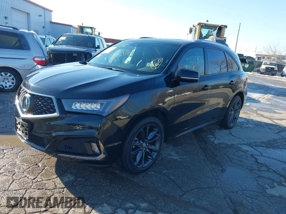 2020 Acura MDX w/Technology/A-Spec Pkg with VIN 5J8YD4H04LL029623, listed as a IAAI auction lot 41337376 with 62,816 mi miles. Bid and sale history available at carsss.com. Image 2.