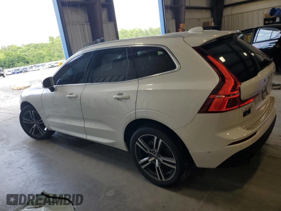 2018 Volvo XC60 Momentum with VIN LYV102RK5JB101138, listed as a Copart auction lot 54764115 with 58,396 mi miles and Salvage title. Bid and sale history available at DreamBid. Image 2.