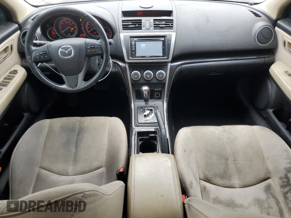 2012 Mazda 6 i Touring Plus with VIN 1YVHZ8EH0C5M17125, listed as a Copart auction lot 87085434 with 118,996 mi miles and Salvage Title. Bid and sale history available at carsss.com. Image 8.