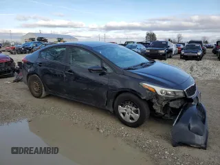 2017 Kia Forte S with VIN 3KPFL4A74HE055753, listed as a Copart auction lot 43635355 with 171,581 mi miles and Salvage Title. Bid and sale history available at DreamBid. Image 4.