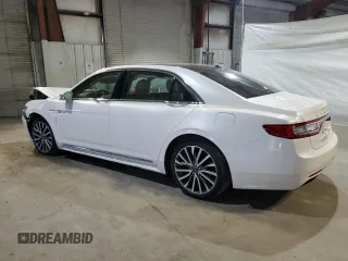 2017 Lincoln Continental Select with VIN 1LN6L9TP7H5611734, listed as a Copart auction lot 57485675 with 118,069 mi miles and Salvage title. Bid and sale history available at DreamBid. Image 2.