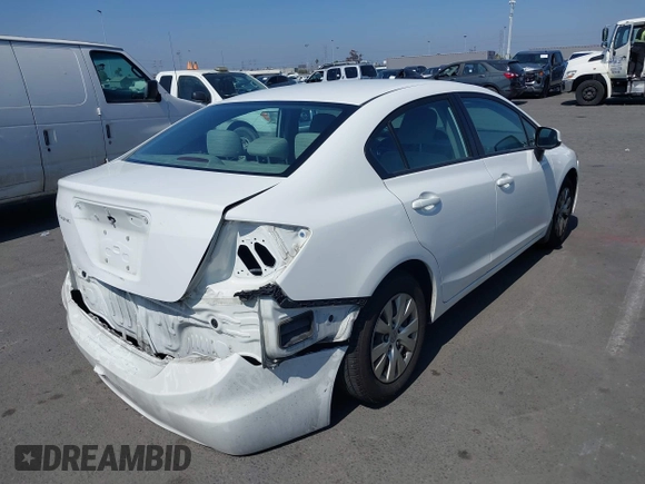 2012 Honda Civic LX с VIN 19XFB2F5XCE306217, выставлен на аукционе IAAI как лот 42476498 с пробегом 160 932 миль миль и . История ставок и продаж доступна на DreamBid. Изображение 4.