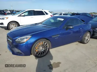 2017 Mercedes-Benz SLC 43 AMG with VIN WDDPK6GA3HF129391, listed as a Copart auction lot 74838464 with Not Provided miles and Salvage Title. Bid and sale history available at DreamBid. Image 1.