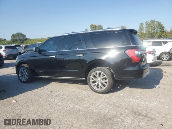 2018 Ford Expedition Max Platinum with VIN 1FMJK1MT1JEA44386, listed as a Copart auction lot 75011294 with 77,778 mi miles and Salvage title. Bid and sale history available at DreamBid. Image 2.