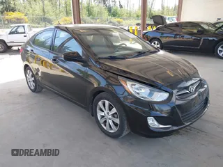 2013 Hyundai Accent GLS with VIN KMHCU4AE8DU578490, listed as a IAAI auction lot 42234482 with 70,746 mi miles and . Bid and sale history available at DreamBid. Image 1.