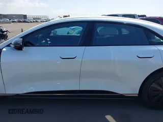 2025 Lucid Air Pure with VIN 50EA1PGA7SA001096, listed as a IAAI auction lot 41950025 with 3,502 mi miles. Bid and sale history available at carsss.com. Image 15.