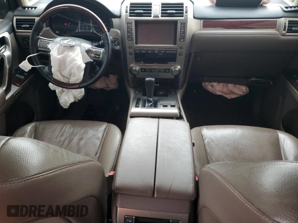2015 Lexus GX 460 with VIN JTJBM7FX2F5114469, listed as a Copart auction lot 53866525 with 193,532 mi miles and Salvage title. Bid and sale history available at DreamBid. Image 8.
