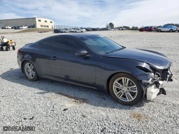 2010 Infiniti G37 Coupe with VIN JN1CV6EKXAM100325, listed as a Copart auction lot 44553015 with 166,187 mi miles and Salvage Title. Bid and sale history available at carsss.com. Image 4.