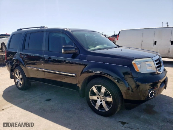 2015 Honda Pilot Touring with VIN 5FNYF4H90FB013000, listed as a Copart auction lot 50054765 with 143,816 mi miles and Salvage Title. Bid and sale history available at carsss.com. Image 4.