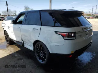 2014 Land Rover Range Rover Sport HSE with VIN SALWR2WFXEA367019, listed as a Copart auction lot 54093795 with 116,096 mi miles and Salvage title. Bid and sale history available at DreamBid. Image 2.