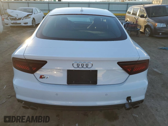 2017 Audi S7 Premium Plus z VIN WAUWFAFC5HN055118, wystawiony jako Copart lot #84344914 z przebiegiem 60 750 mil mil oraz Szkody całkowita. Historia ofert i sprzedaży dostępna na DreamBid. Obrazek 6.