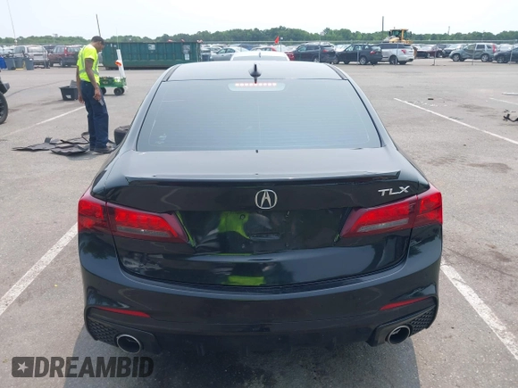 2018 Acura TLX w/A-SPEC Pkg with VIN 19UUB2F60JA003903, listed as a IAAI auction lot 42478311 with 126,094 mi miles and . Bid and sale history available at DreamBid. Image 16.