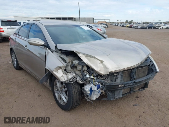 2011 Hyundai Sonata GLS with VIN 5NPEB4ACXBH219893, listed as a IAAI auction lot 41542687 with 153,625 mi miles. Bid and sale history available at carsss.com. Image 6.
