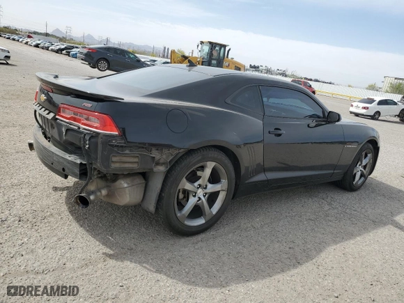 2014 Chevrolet Camaro LT with VIN 2G1FB1E36E9239197, listed as a Copart auction lot 51343375 with 165,539 mi miles and Salvage Title. Bid and sale history available at carsss.com. Image 3.