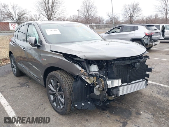 2025 Acura RDX w/A-Spec Package z VIN 5J8TC2H69SL003393, wystawiony jako IAAI lot #41664476 z przebiegiem 2 492 mil mil oraz . Historia ofert i sprzedaży dostępna na DreamBid. Obrazek 1.