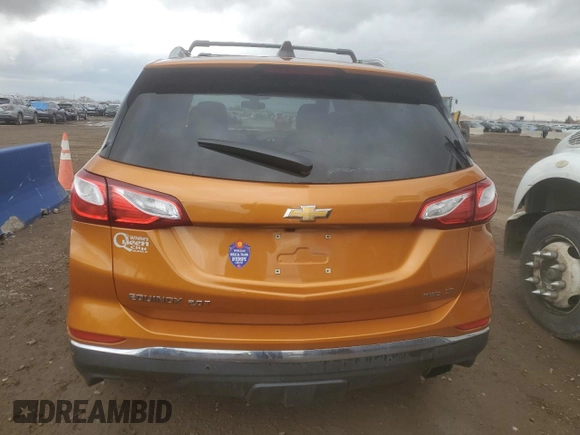 2018 Chevrolet Equinox LT with VIN 2GNAXTEX1J6257823, listed as a Copart auction lot 51931385 with 37,308 mi miles and Salvage Title. Bid and sale history available at carsss.com. Image 6.