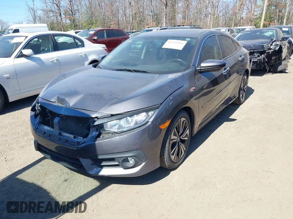 2016 Honda Civic Sedan EX-L with VIN 2HGFC1F71GH650684, listed as a IAAI auction lot 41760811 with 115,014 mi miles. Bid and sale history available at carsss.com. Image 2.