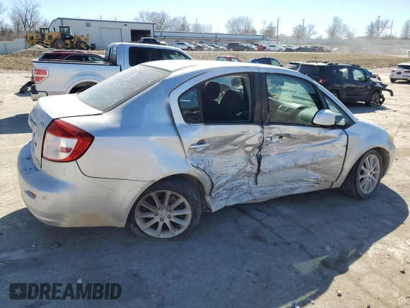 2011 Suzuki SX4 LE with VIN JS2YC5A27B6301040, listed as a Copart auction lot 47218805 with 106,474 mi miles and Salvage Title. Bid and sale history available at carsss.com. Image 3.