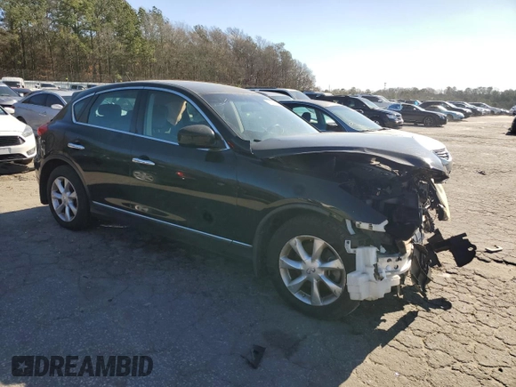 2010 Infiniti EX Journey with VIN JN1AJ0HP4AM702371, listed as a Copart auction lot 86768824 with Not Provided miles and Clean Title. Bid and sale history available at DreamBid. Image 4.