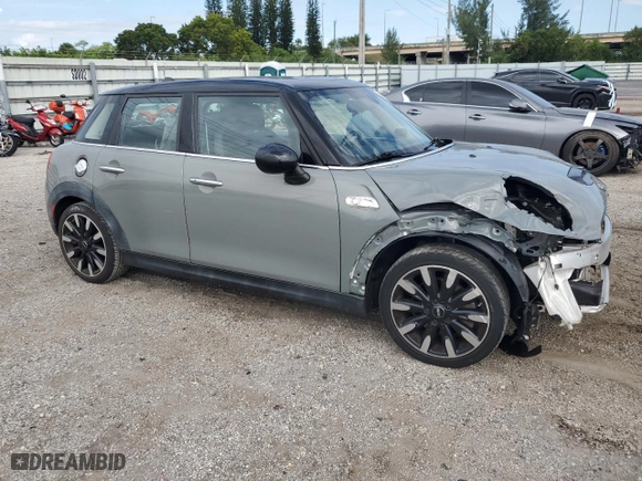 2015 MINI Cooper Hardtop 4 Door S with VIN WMWXU3C59F2B59298, listed as a Copart auction lot 76476034 with 76,363 mi miles and Salvage Title. Bid and sale history available at carsss.com. Image 4.