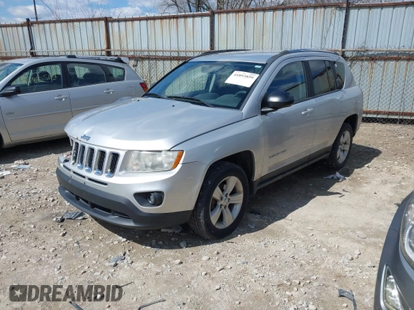 2013 Jeep Compass Sport with VIN 1C4NJDBBXDD177680, listed as a IAAI auction lot 41893859 with 175,227 mi miles. Bid and sale history available at carsss.com. Image 2.