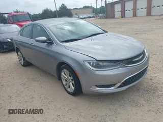 2015 Chrysler 200 Limited with VIN 1C3CCCAB6FN724992, listed as a IAAI auction lot 42051813 with 280,060 mi miles. Bid and sale history available at carsss.com. Image 1.