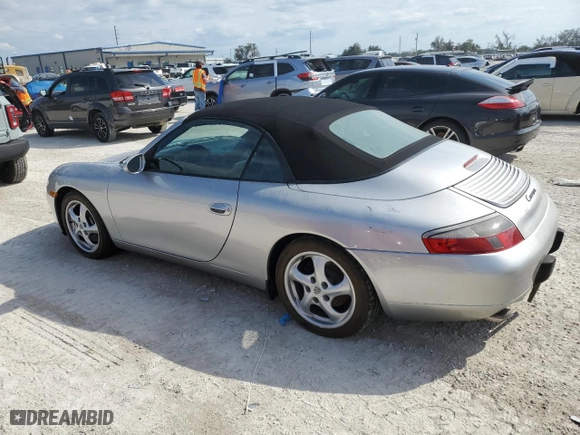 1999 Porsche 911 Carrera with VIN WP0CA2995XS654532, listed as a Copart auction lot 77587064 with 0 mi miles and Salvage Title. Bid and sale history available at carsss.com. Image 2.