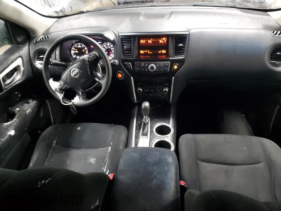 2015 Nissan Pathfinder Platinum with VIN 5N1AR2MN9FC616004, listed as a Copart auction lot 49811145 with 104,219 mi miles and Salvage Title. Bid and sale history available at DreamBid. Image 8.