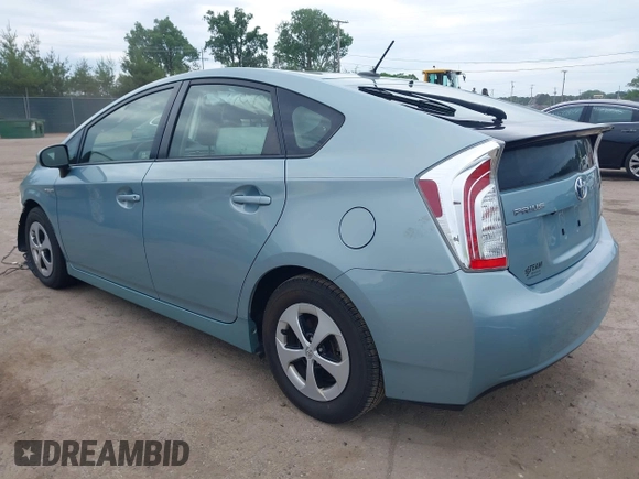 2015 Toyota Prius Four with VIN JTDKN3DU2F1895311, listed as a IAAI auction lot 42525427 with 80,944 mi miles and . Bid and sale history available at DreamBid. Image 3.