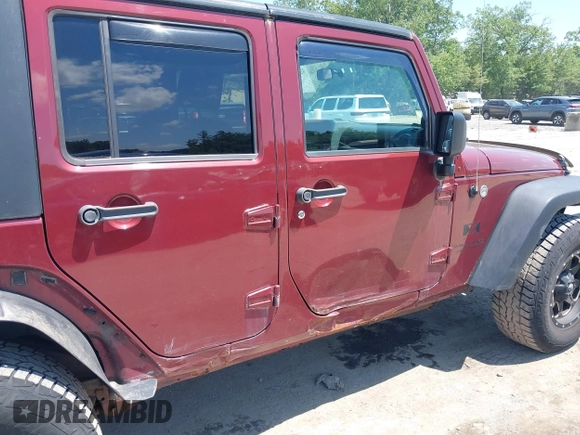 2008 Jeep Wrangler Unlimited X with VIN 1J4GA39178L646701, listed as a IAAI auction lot 42507361 with 171,153 mi miles and . Bid and sale history available at DreamBid. Image 6.