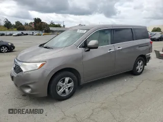 2015 Nissan Quest SV z VIN JN8AE2KP2F9132181, wystawiony jako Copart lot #54418385 z przebiegiem 120 163 mil mil oraz Szkody całkowita. Historia ofert i sprzedaży dostępna na DreamBid. Obrazek 1.