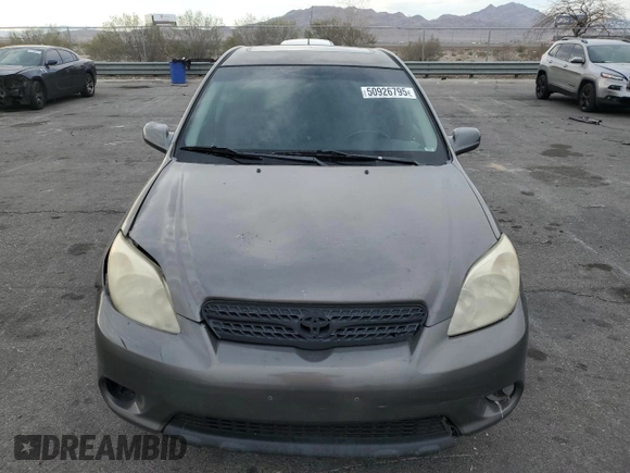 2008 Toyota Matrix STD with VIN 2T1KR30E28C706853, listed as a Copart auction lot 50926795 with 209,598 mi miles and Salvage Title. Bid and sale history available at DreamBid. Image 5.