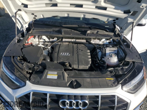 2023 Audi Q5 Premium with VIN WA1ABAFY9P2046985, listed as a Copart auction lot 80493784 with 41,454 mi miles and Salvage Title. Bid and sale history available at carsss.com. Image 12.