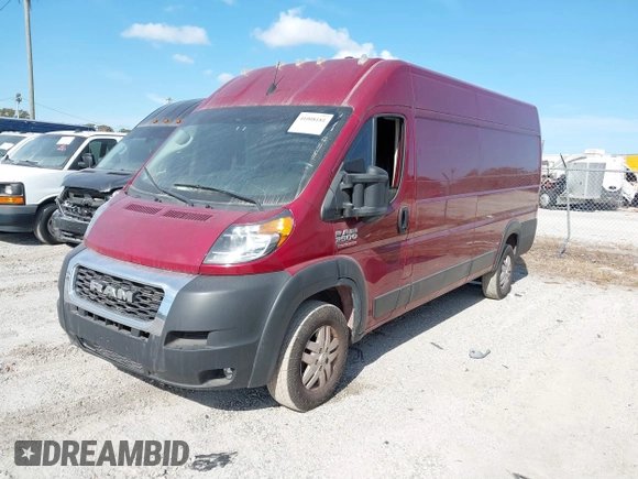 2022 Ram ProMaster Cargo with VIN 3C6MRVJG0NE120354, listed as a IAAI auction lot 41008181 with 175,919 mi miles and . Bid and sale history available at DreamBid. Image 17.