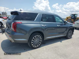 2024 Hyundai Palisade Calligraphy z VIN KM8R74GE5RU805571, wystawiony jako Copart lot #59494785 z przebiegiem 7 378 mil mil oraz Szkoda całkowita • Salvage title. Historia ofert i sprzedaży dostępna na DreamBid. Obrazek 3.