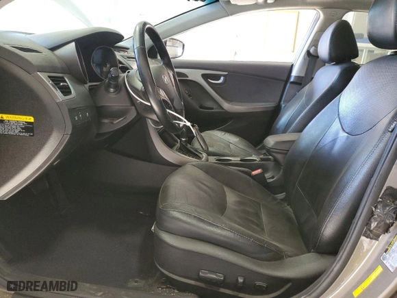 2016 Hyundai Elantra GL with VIN 5NPDH4AE2GH799014, listed as a Copart auction lot 43185425 with 176,286 mi miles and Salvage Title. Bid and sale history available at carsss.com. Image 7.