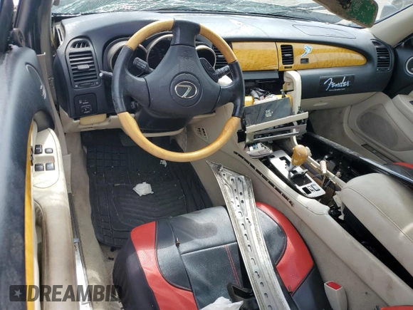 2002 Lexus SC 430 with VIN JTHFN48Y620014211, listed as a Copart auction lot 62884425 with Not provided miles and Salvage title. Bid and sale history available at DreamBid. Image 8.