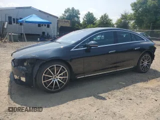 2022 Mercedes-Benz EQS with VIN W1KCG2DB9NA012025, listed as a Copart auction lot 67761574 with 23,982 mi miles and Salvage Title. Bid and sale history available at carsss.com. Image 1.