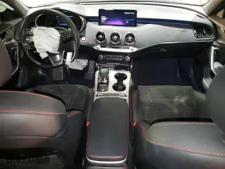 2023 Kia Stinger GT2 with VIN KNAE55LC4P6125453, listed as a Copart auction lot 86067154 with 30,619 mi miles and Salvage Title. Bid and sale history available at carsss.com. Image 8.
