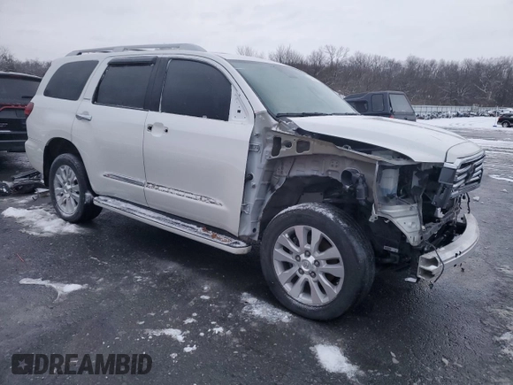 2019 Toyota Sequoia Platinum with VIN 5TDDY5G11KS165934, listed as a Copart auction lot 41668085 with 74,315 mi miles and Salvage Title. Bid and sale history available at carsss.com. Image 4.