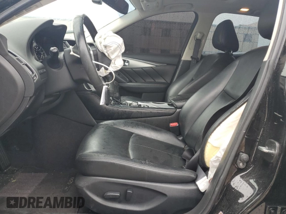 2021 Infiniti Q50 Luxe with VIN JN1EV7BP5MM706988, listed as a Copart auction lot 43010855 with 80,701 mi miles and Salvage title. Bid and sale history available at DreamBid. Image 7.